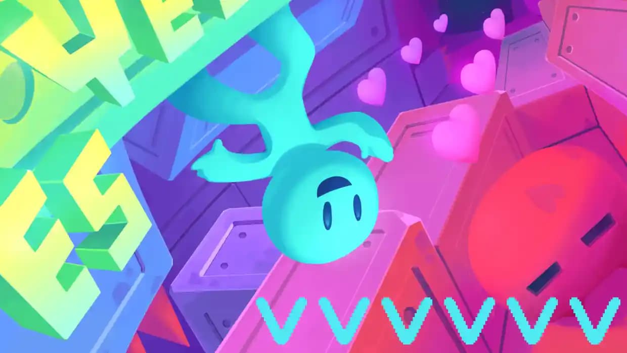 شخصیت بازی VVVVVV در حال تغییر گرانش