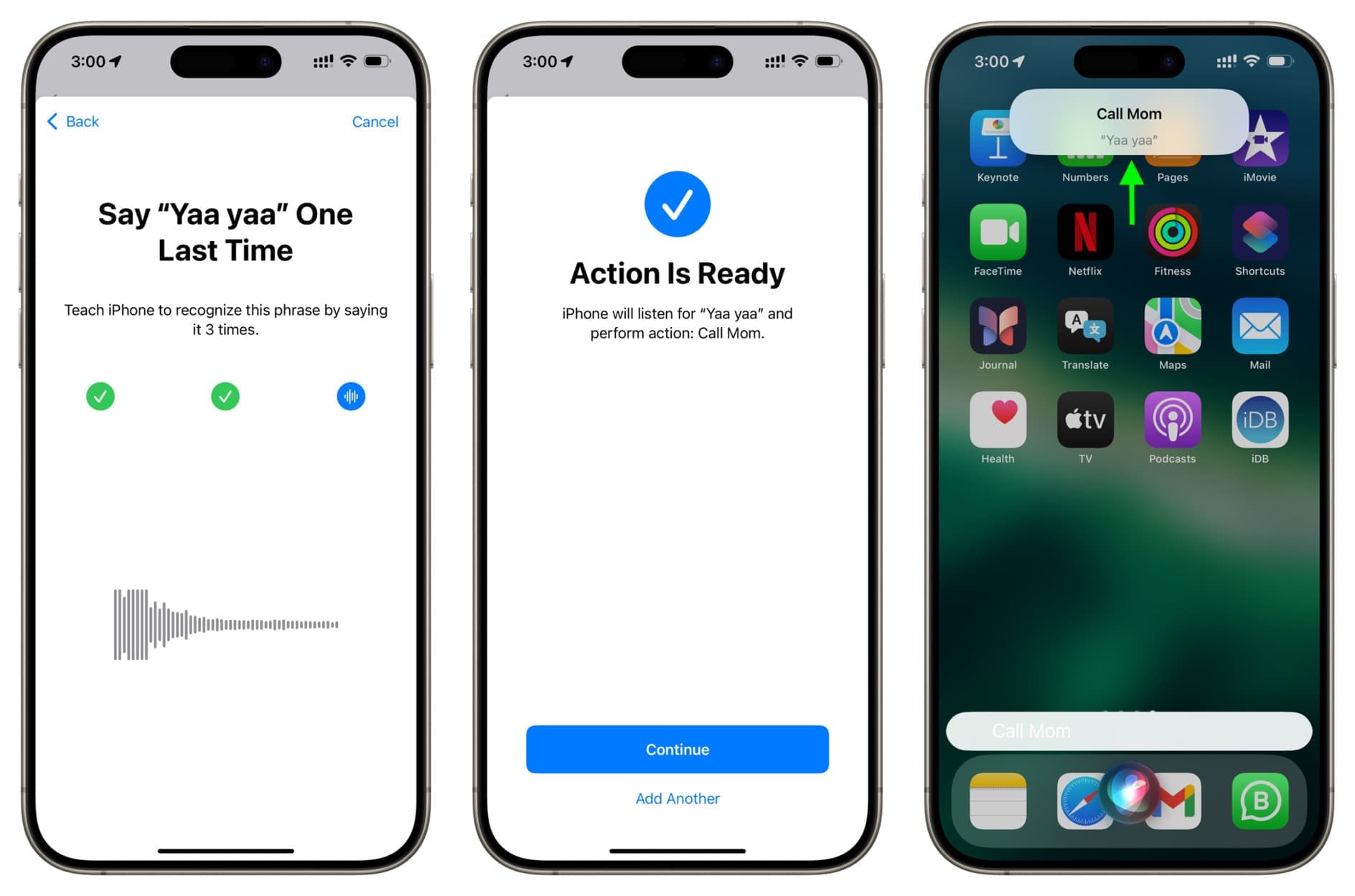 تعریف میانبرهای صوتی شخصی در آیفون برای دسترسی سریعتر