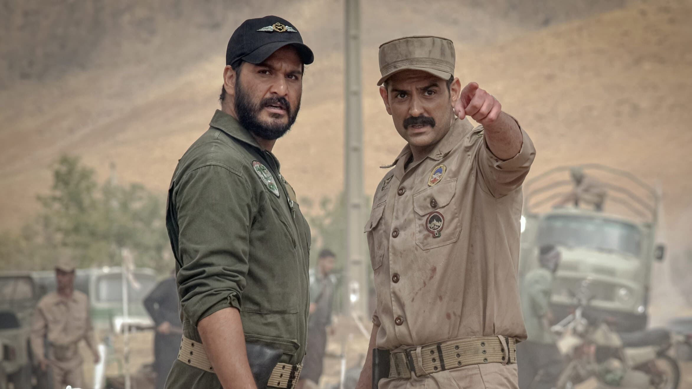 میلاد کی مرام و امیرحسین آرمان در فیلم آسمان غرب