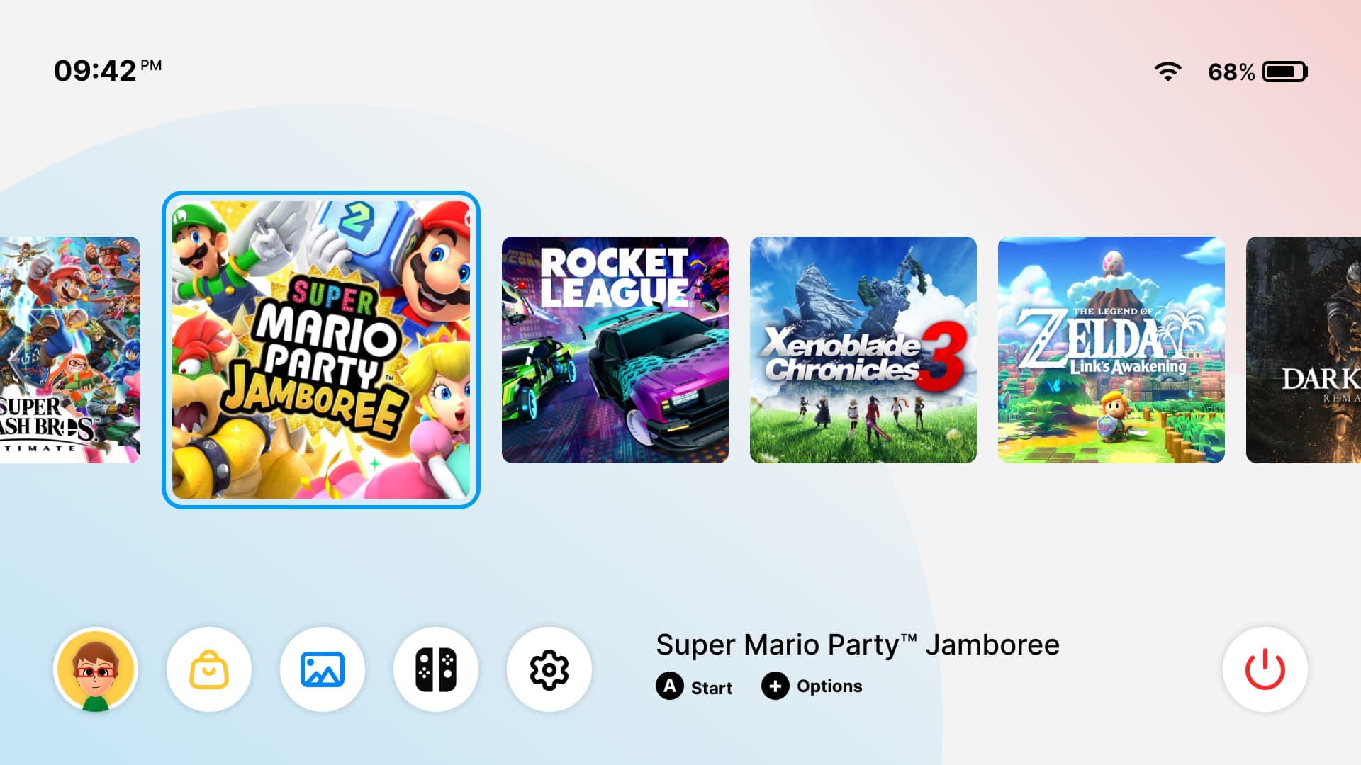 رابط کاربری نینتندو سوییچ ۲