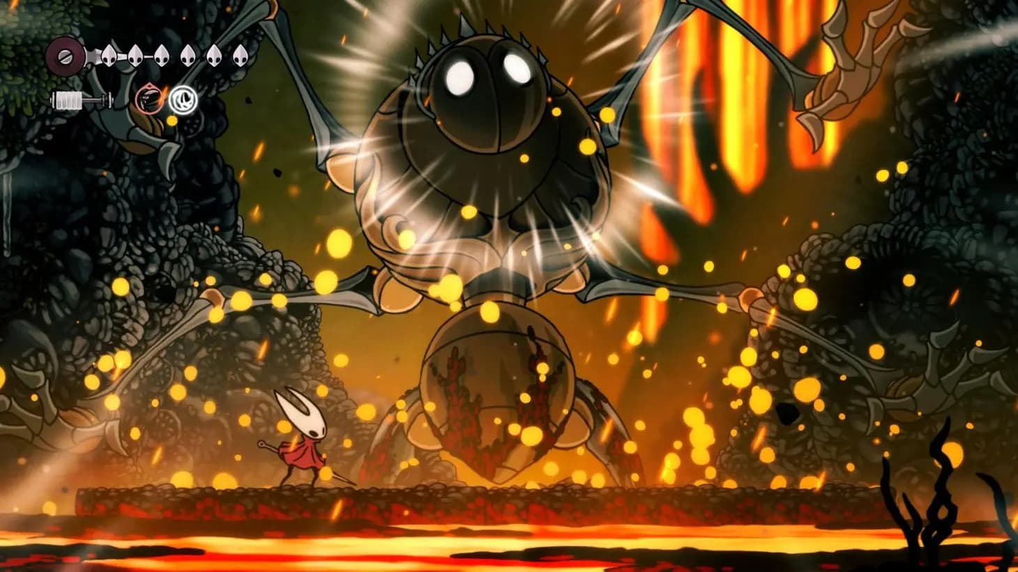مبارزه با باس در بازی Hollow Knight: Silksong