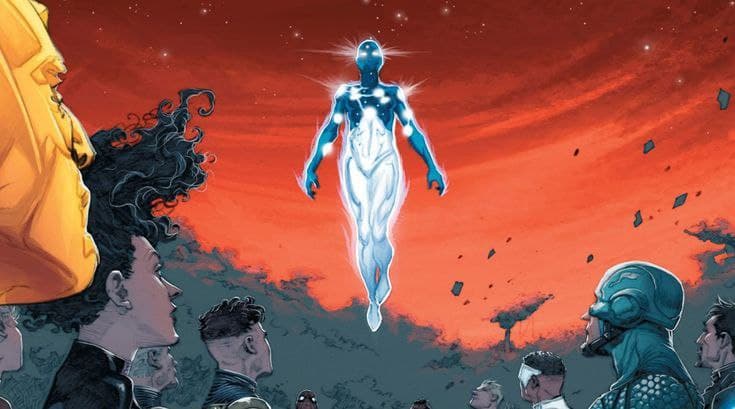 نسخه کیهانی و نورانی از کاپیتان یونیورس با انرژی خالص