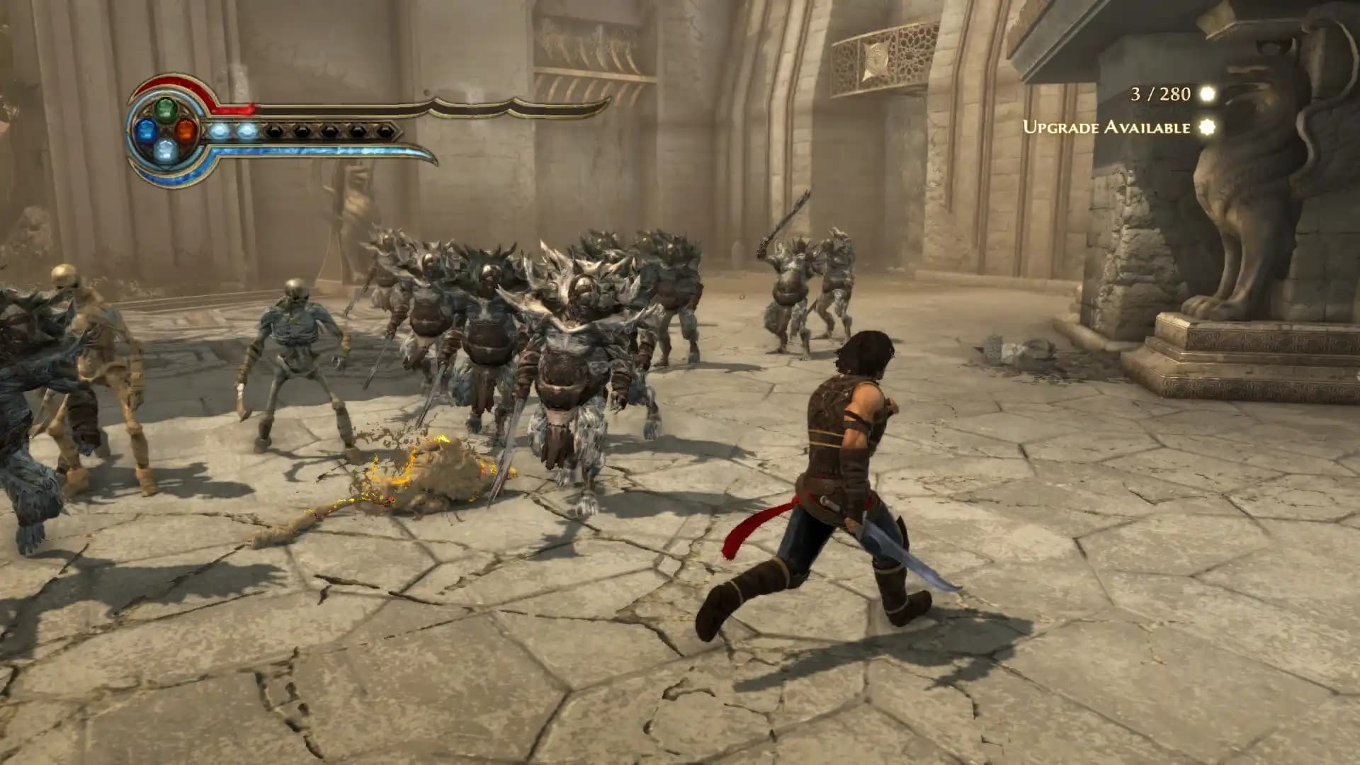 تصویری از گیم پلی بازی The Forgotten Sands