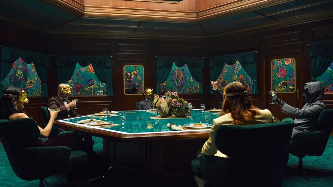 VIPهای ماسکزده در اسکویید گیم